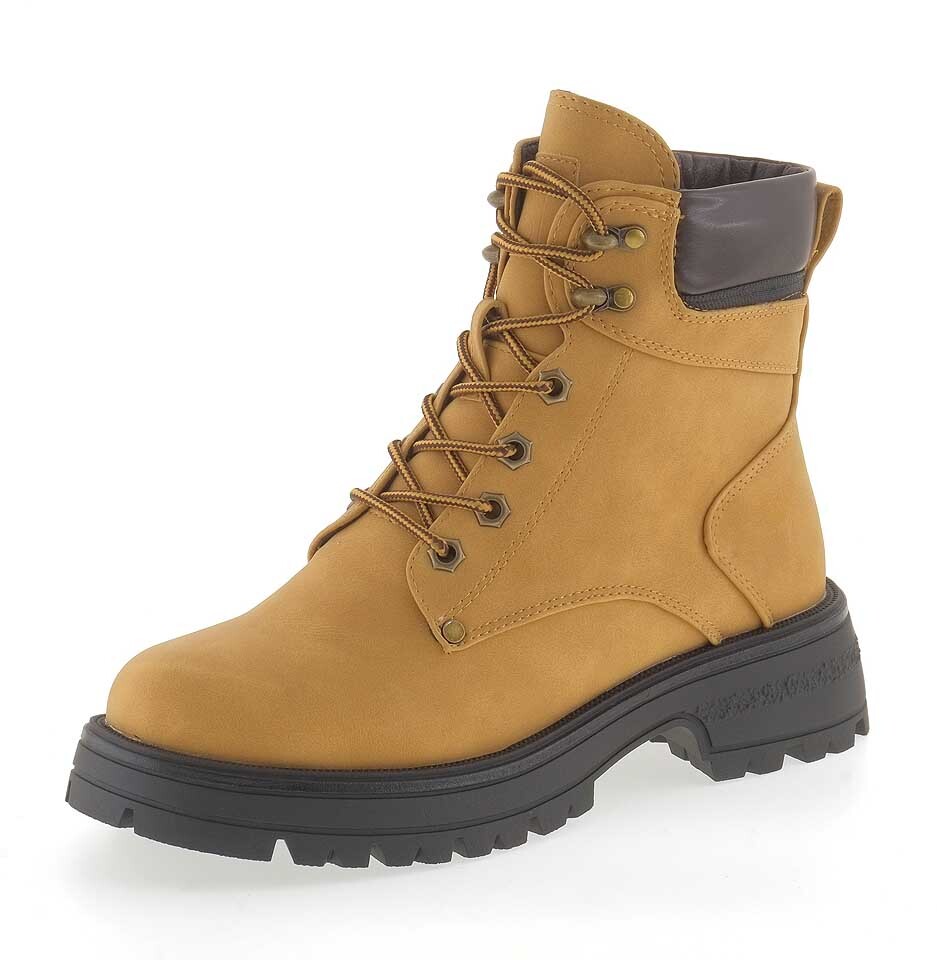 Ботинки женские QuattroComforto 201-32WA-927GW желтые