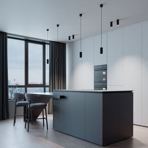 Накладной светильник Elektrostandard Nubis 25012/01 GU10 чёрный