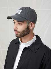 Бейсболка Alpha Industries Battlewash Cap Black (Черная)