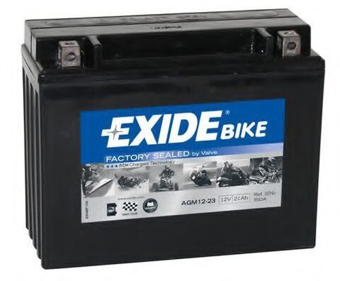 АККУМУЛЯТОР EXIDE AGM12-23 (YTX24HL-BS) (AGM 12-23)