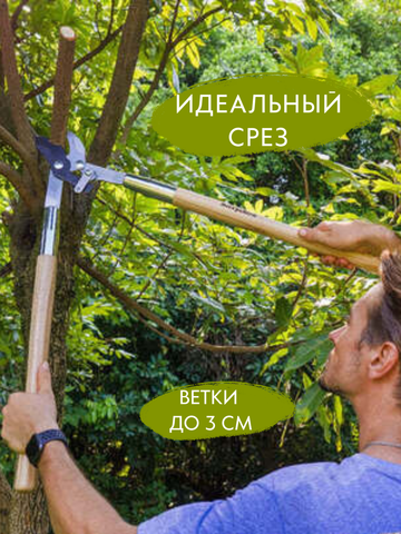 Сучкорез садовый ручной для обрезки веток кустов и деревьев Berry&Bird