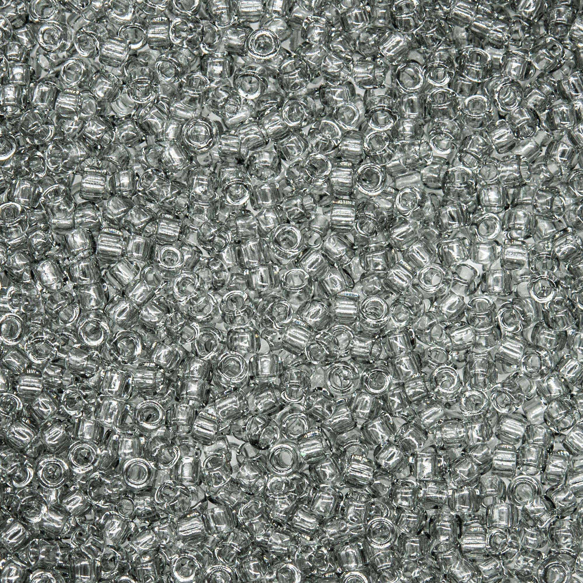Японский бисер TOHO Round 15/0 (№9), прозрачный