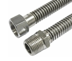 Шланг газовый 1/2 нерж 1,5, гш (сильф.)