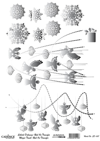 Натирка Cadence серебро SD007 30*42см