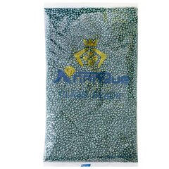
          Бисер Alingar размер №8 вес 450 гр., изумрудный металлик, непрозрачный, пакет