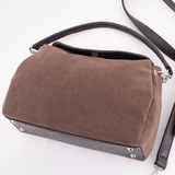 Сумка Саломея 503 эко-замша шоколад