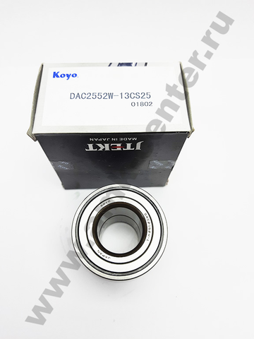 Подшипник шариковый радиально-упорный двухрядный Koyo DAC2552W 25X52X42 (DAC 25520042)