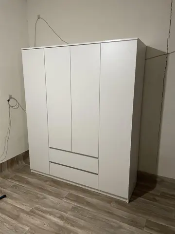 Шкаф 4-х створчатый ШК-13 Симпл белый