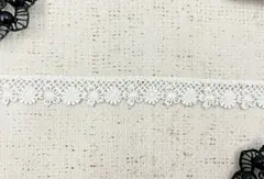Кружево плетеное, ш. 1,8 см, белый