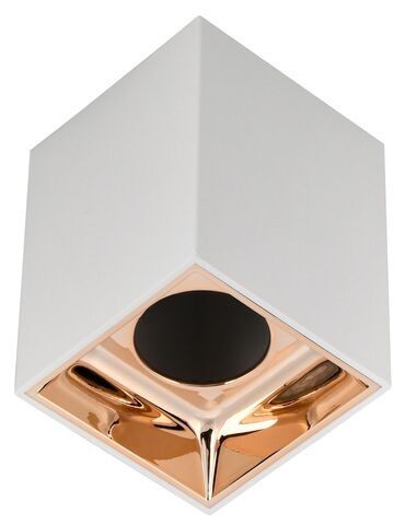 Светильник 4112 накл. потолочн. GU10 белый/золото пласт. IEK