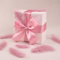 Перья Пыльная роза, 12*15 см, 30 шт.