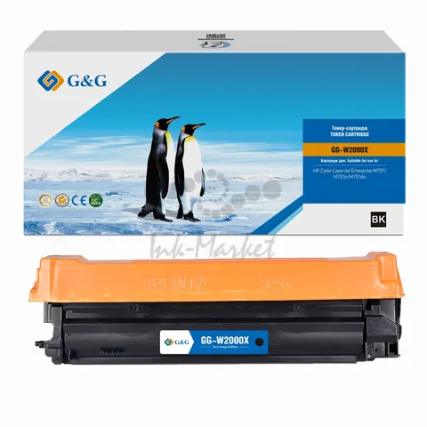 Тонер-картридж G&G GG-W2000X 658X черный для HP Color LJ Enterprise M751n/dn (33000 стр)