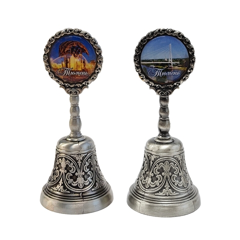 Урал Сувенир - Тюмень колокольчик металл №0003 Фонтан