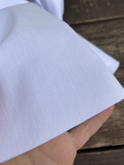 Отрез 1,1м Костюмный хлопок, твил, цвет Optic White