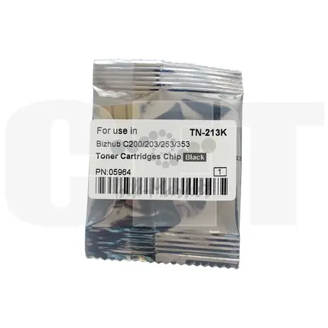 Чип картриджа для KONICA MINOLTA Bizhub C200/C200E/C203/C253/C353 (CET) Black, (WW), 20000 стр., (унив.), CET5964