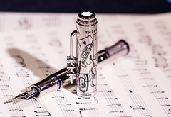 Перьевая ручка Montblanc Great Characters Edition Miles Davis. Лимитированная серия из 1926 экземпляров.