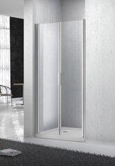 BelBagno SELA-B-2-60-C-Cr Дверь в проём с двумя распашными дверьми. Стекло 5 мм в двери, прозрачное, хром фото