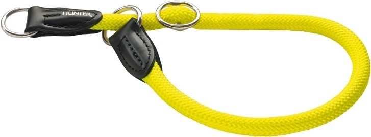 Ошейники Ошейник-удавка для собак Hunter Freestyle Neon 55/10, нейлоновая, желтый неон 61701.jpg