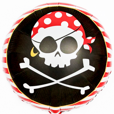 Фольгированный круг Пираты