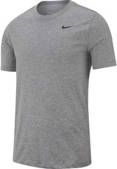 Футболка теннисная Nike Solid Dri-Fit Crew - dark grey heather/black