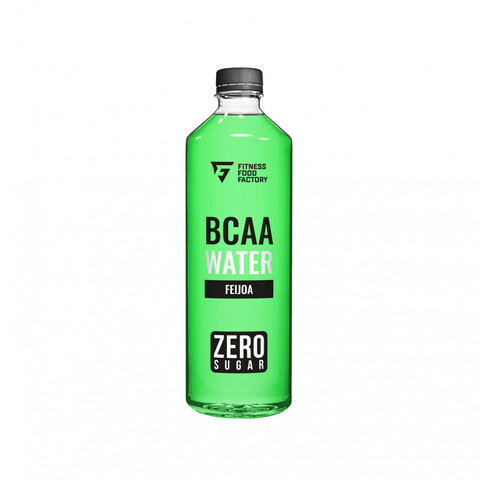 Напиток негазированный с содержанием сока BCAA WATER 6000, 0,5 л, Фейхоа, Fitness Food Factory