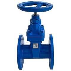 Задвижка чугунная с обрезиненным клином 30ч39р DN 250 PN 10, EPDM до 120 градусов, КНР