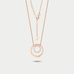Колье для женщин из розового золота 585 пробы с фианитами (арт. П13218713)