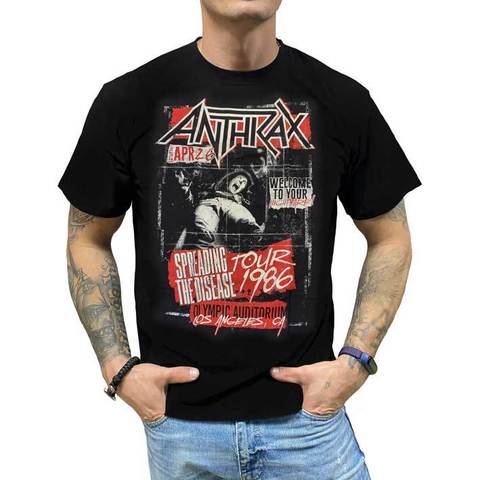 Футболка Anthrax Тур 1986