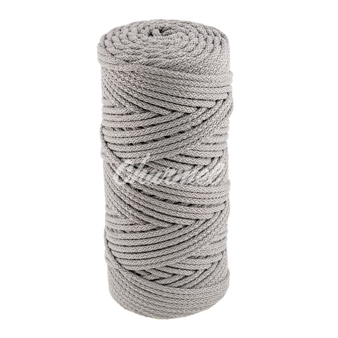 White our polyester cord 5 mm