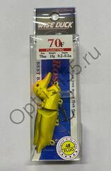 Воблер Rosy Down Wise Duck 70F 70мм, 10гр, загл.0,2-0,5м