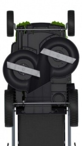 Газонокосилка Greenworks TwinForce G40LM49DB, 40v, 49 см, без АКБ и ЗУ (аккумуляторная)