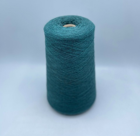 Folco (пр.Италия). 32/2 1600м/100гр, 50% меринос, 50% акрил, цвет-Зеленый с синим оттенком,меланж(287/640), арт.33768