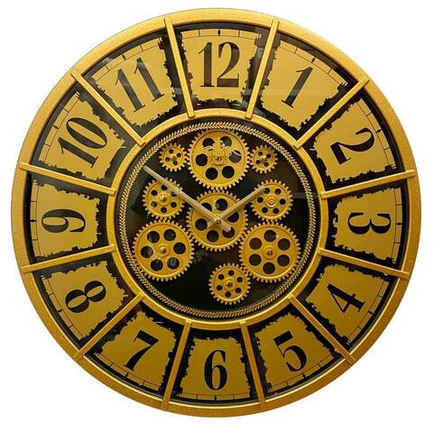Настенные часы с шестеренками CRK-500-A Galaxy