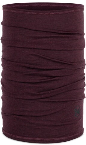 Тонкий шерстяной шарф-труба Buff Merino Lightweight Solid Garnet фото 1
