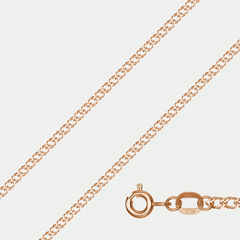 Цепь золотая женская