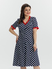 4549 Халат на пуговицах