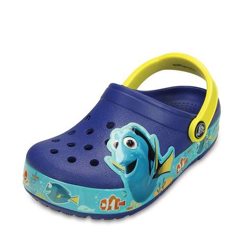 Сабо Crocs clogk Croslights Dory светящиеся рыбка Дори