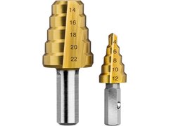 ЗУБР 4-22 мм, 10 ступеней, покрытие NiT, сверло ступенчатое составное (29673-4-22)