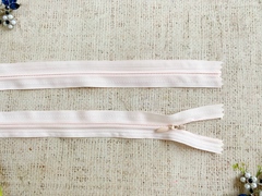 Молнии потайные на текстильной основе, 50 см, св. розовый