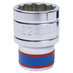 KING TONY (433022M) Головка торцевая стандартная двенадцатигранная 1/2", 22 мм