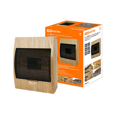 Щиток распределительный навесной Tdm Electric Эко ЩРН-П, 6 модулей, IP41, пластиковый