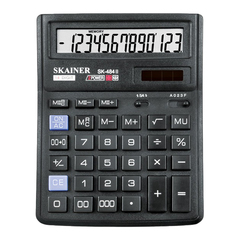 
          Калькулятор настольный SKAINER 14 Bit, LCD, 19.2*14.3*3.9 см, чёрный