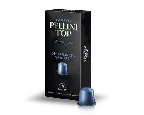 Кофе в капсулах Pellini Decaf Top 100% Arabica, 10 капсул (Пеллини)