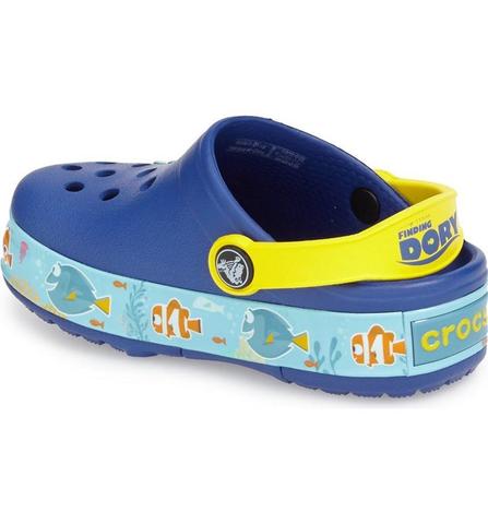 Сабо Crocs clogk Croslights Dory светящиеся рыбка Дори