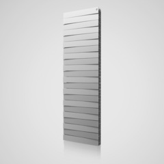 Радиатор биметаллический Royal Thermo PianoForte Tower Silver Satin (серебристый)  - 22 секции