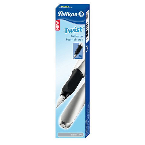 Ручка перьевая Pelikan Office Twist® Silver, M (947101)