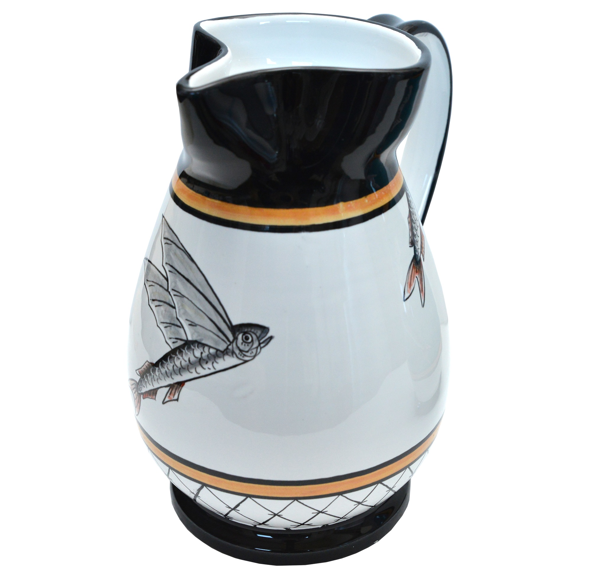 Set 1 pitcher & 4 mugs Flying Fish collection