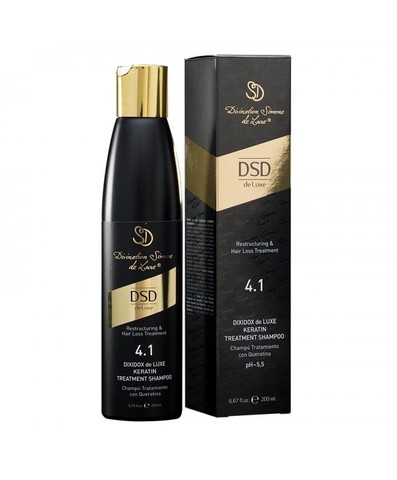 Шампунь восстанавливающий с кератином DSD De Luxe 4.1 Keratin Treatment Shampoo 200мл