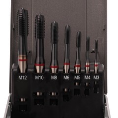 Набор метчиков машинных M3 -M12 HSSE-TiALN DIN371/376 (B/4-5P) 7пр Ruko 245068RO