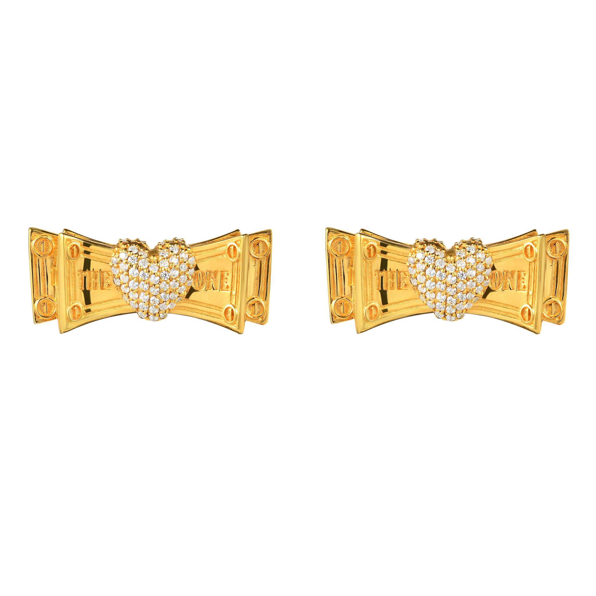 

Серьги Can't Buy My Love Earrings - Gold